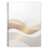 Ruhige Wüstenwellen mit Fennec Essence | Minimal S Notizblock (Vorderseite)