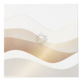 Ruhige Wüstenwellen mit Fennec Essence | Minimal S Würfel (Vorderseite)