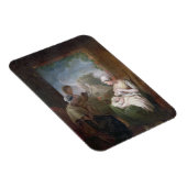 Ruhige Zeit, c.1810 (Öl auf Leinwand) Magnet (Rechte Seite)