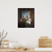 Ruhige Zeit, c.1810 (Öl auf Leinwand) Poster (Küche)