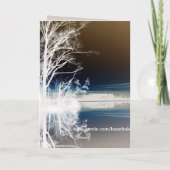 Ruhige Zeit Karte (Rückseite)