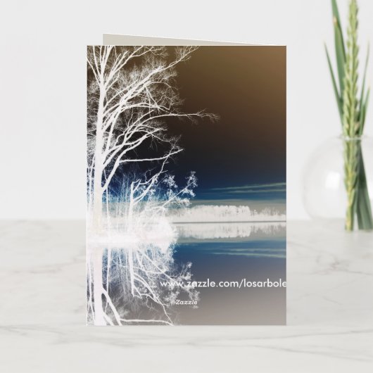 Ruhige Zeit Karte (Rückseite)