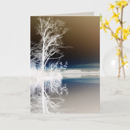 Ruhige Zeit Karte (Gelbe Blume)