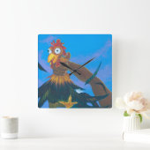 Ruhige Zeit Kauais Quadratische Wanduhr (Zuhause)