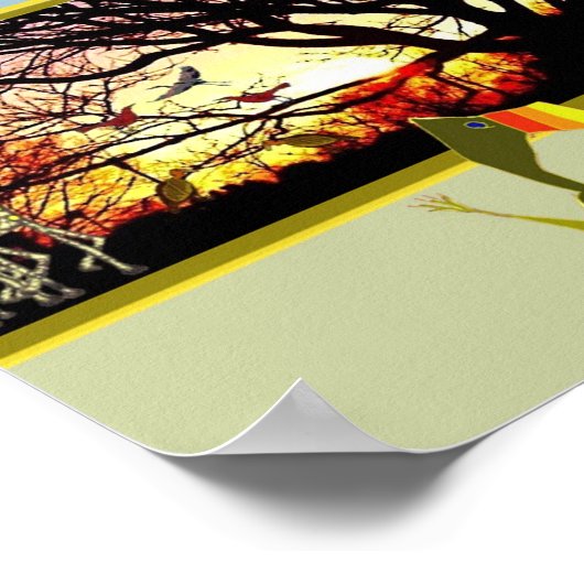 Ruhige Zeit Poster (Ecke)