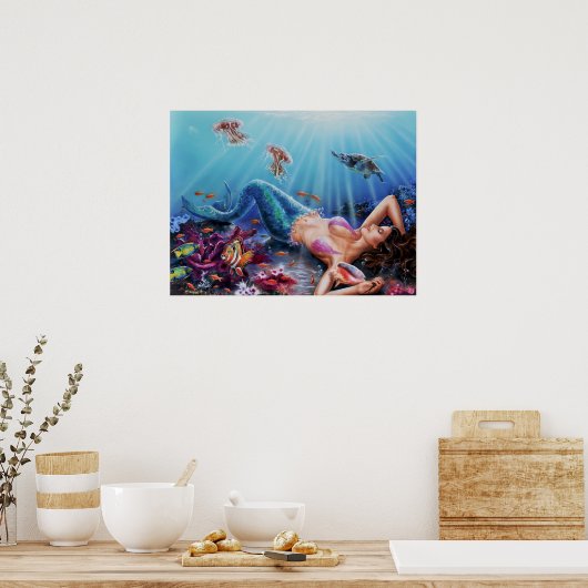 Ruhige Zeit Poster (Küche)