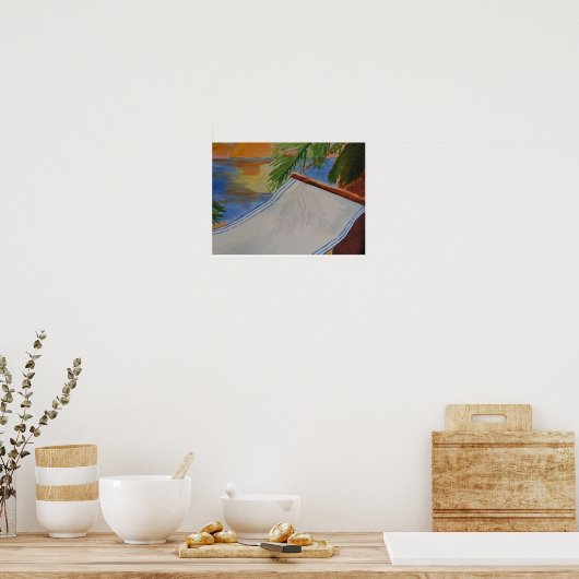 Ruhige Zeit Poster (Küche)