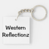 Ruhige Zeit Schlüsselanhänger (Rückseite)