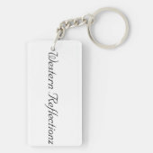 Ruhige Zeit - Schlüsselanhänger (Rückseite)