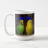 RUHIGE ZEITPARAKEET Tasse (Links)