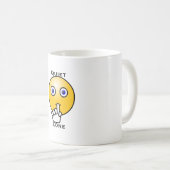 Ruhige Zone - Tasse von Kaffee (VorderseiteRechts)