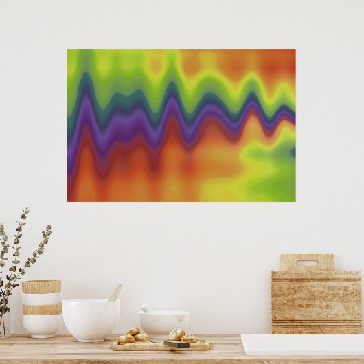 Ruhiger Abend Poster (Küche)