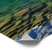 Ruhiger Alpensee Berg Poster (Ecke)