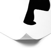 Ruhiger Butler bei der Arbeit Poster (Ecke)