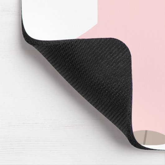 Ruhiger Cartoon Pig mousepad (Ecke)