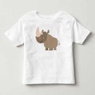 Ruhiger Cartoon Rhino Children T - Shirt