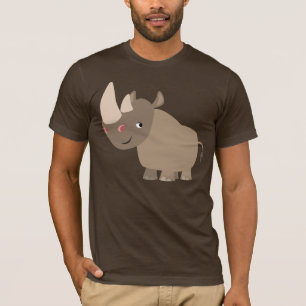Ruhiger Cartoon Rhino T - Shirt