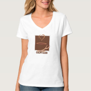 Ruhiger Club T-Shirt Minimalistisches Ästhetik-T