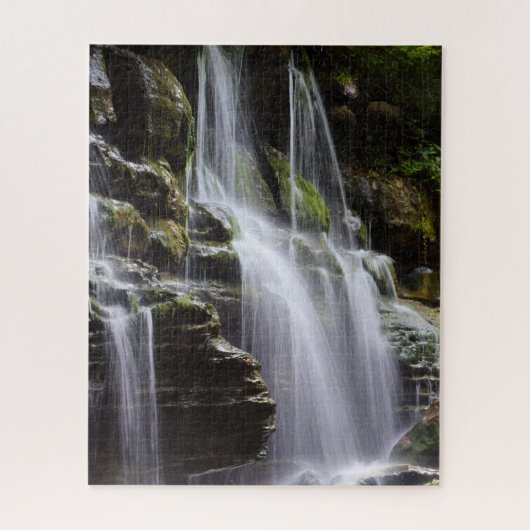 Ruhiger erfrischender Wasserfall - 16 x 20 Zoll Puzzle (Vertikal)