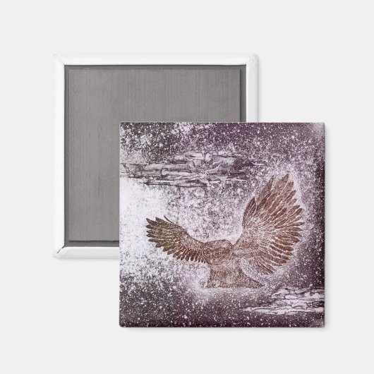 Ruhiger Flug Magnet (Vorderseite/Rückseite)