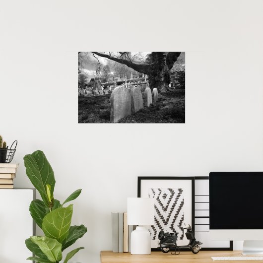 ruhiger Friedhof Poster (Heimbüro)