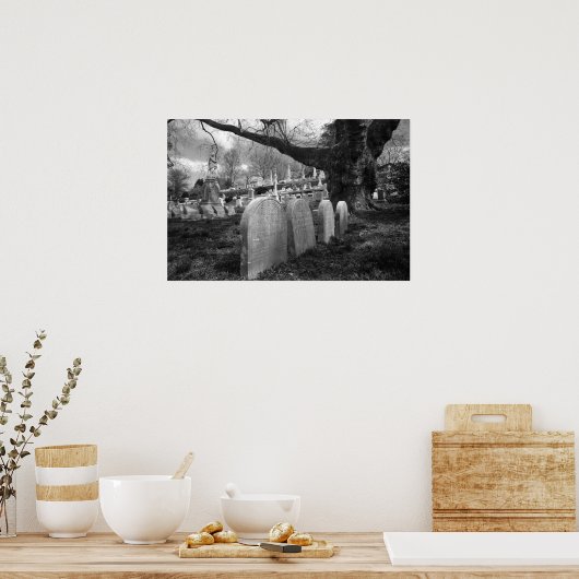 ruhiger Friedhof Poster (Küche)