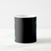 Ruhiger Geist, scharfer Fokus Eule Achtsamkeit Kaffeetasse (Mittel)