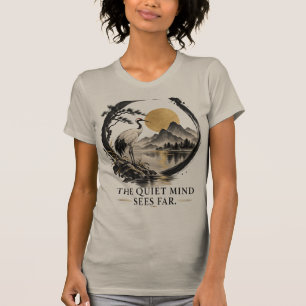 Ruhiger Geist sieht weit Dhammapada Frauen Slim Fi T-Shirt