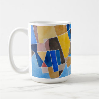 Ruhiger geometrischer Windhauch Kaffeetasse