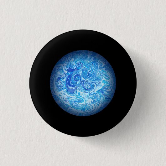 Ruhiger Gezeitenknopf Button (Vorderseite)