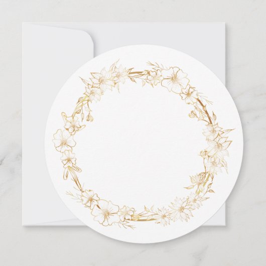 Ruhiger Goldkranz, Frühjahrszweig Einladung (Rückseite)