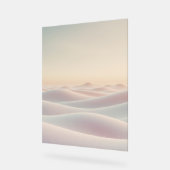 Ruhiger, heller Hintergrund mit Sanddünen Acrylschild (Winkel)
