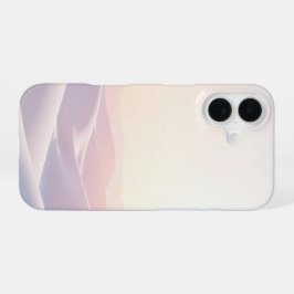 Ruhiger, heller Hintergrund mit Sanddünen iPhone 16 Hülle