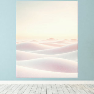 Ruhiger, heller Hintergrund mit Sanddünen Leinwanddruck