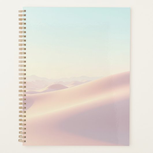 Ruhiger, heller Hintergrund mit Sanddünen Planer (Vorderseite)
