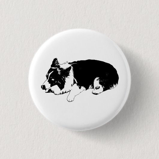 ruhiger, heller Punkt Corgi Button (Vorderseite)