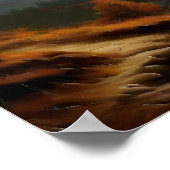 Ruhiger Herbststrom Poster (Ecke)