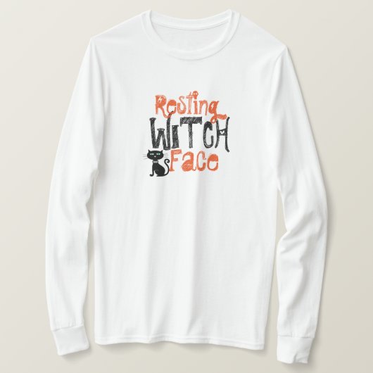 Ruhiger Hexenkopf Langschläfer T - Shirt (Design vorne)