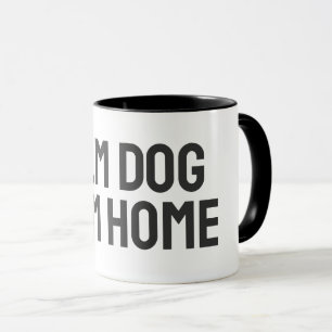 Ruhiger Hund, ruhiges Zuhause – Minimal bewusste H Tasse