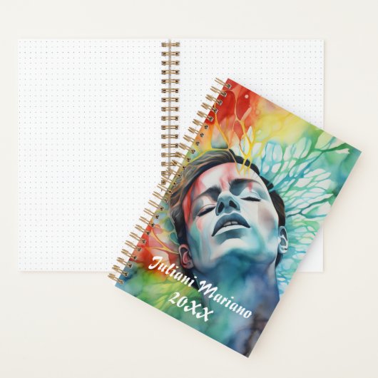 Ruhiger Individuelle Name Notizblock (Innen)