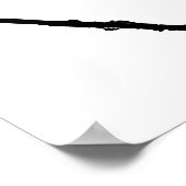 Ruhiger Klarinettenspieler am Arbeitsplatz Poster (Ecke)