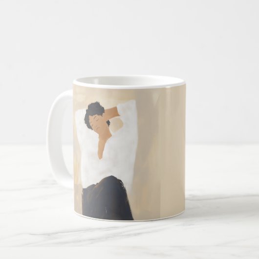 ruhiger Moment Kaffeetasse (Vorderseite Links)