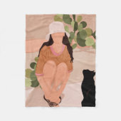 Ruhiger Nachmittag Fleecedecke (Vorderseite)