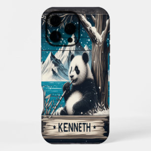 Ruhiger Ort des Pandas: Bambusvergnügen iPhone 16 Pro Max Hülle