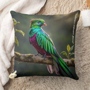 "Ruhiger Quetzal" Kissen