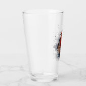Ruhiger Rotkehlchen Glas (Rechts)