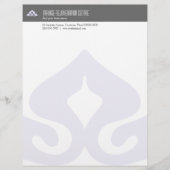 Ruhiger Salon-Briefkopf Briefbogen (Vorderseite)