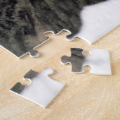 Ruhiger Schneeleopard Puzzle (Seite)