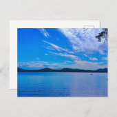 ruhiger, schöner Tag am See Postkarte (Vorne/Hinten)