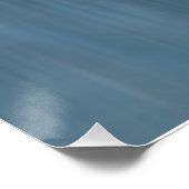 Ruhiger See mit Licht und Schatten Poster (Ecke)
